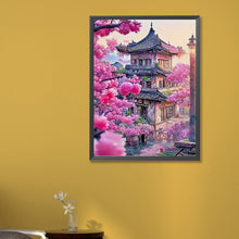 Load image into Gallery viewer, Diamond Painting - Full Round - Flowers and pavilions (45*60CM)
