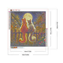 Load image into Gallery viewer, Diamond Painting - Full Round - Cat back (50*50CM)