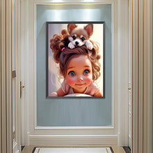 Load image into Gallery viewer, Diamond Painting - Full Round - Cartoon girl (50*60CM)