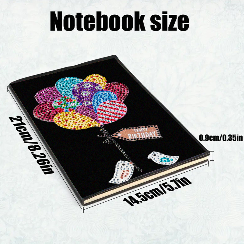 Special Shaped Balloon Diamond Painting Diary Book A5 Diamond Painting Notebooks