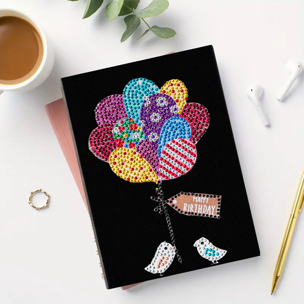 Special Shaped Balloon Diamond Painting Diary Book A5 Diamond Painting Notebooks