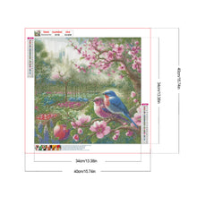 Load image into Gallery viewer, Diamond Painting - Full Round - Flowers and birds (40*40CM)