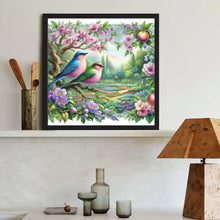 Load image into Gallery viewer, Diamond Painting - Full Round - Flowers and birds (40*40CM)