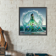 Load image into Gallery viewer, Diamond Painting - Full Round - Fish and water skirt (40*40CM)