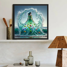 Load image into Gallery viewer, Diamond Painting - Full Round - Fish and water skirt (40*40CM)
