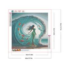 Load image into Gallery viewer, Diamond Painting - Full Round - Fish and water skirt (40*40CM)