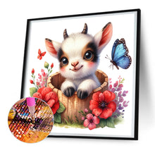 Load image into Gallery viewer, Diamond Painting - Full Round - Sheep and flowers (30*30CM)