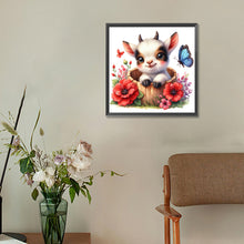 Load image into Gallery viewer, Diamond Painting - Full Round - Sheep and flowers (30*30CM)