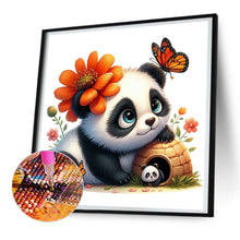 Load image into Gallery viewer, Diamond Painting - Full Round - Panda and flowers (30*30CM)