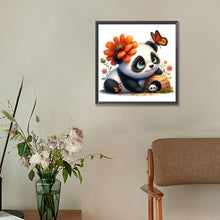 Load image into Gallery viewer, Diamond Painting - Full Round - Panda and flowers (30*30CM)