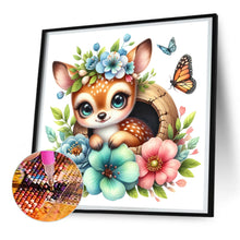Load image into Gallery viewer, Diamond Painting - Full Round - Giraffe and flowers (30*30CM)