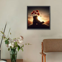 Load image into Gallery viewer, Diamond Painting - Full Round - Soldier in the poppy field (30*30CM)