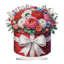 Load image into Gallery viewer, Acrylic Special Shape Bouquet Of Peonies Diamond Painting Tabletop Ornaments