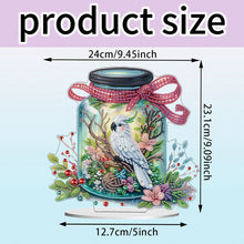 Load image into Gallery viewer, Acrylic Special Shape Bird In The Bottle Diamond Painting Desktop Ornaments