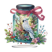 Load image into Gallery viewer, Acrylic Special Shape Bird In The Bottle Diamond Painting Desktop Ornaments