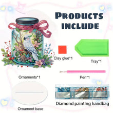 Load image into Gallery viewer, Acrylic Special Shape Bird In The Bottle Diamond Painting Desktop Ornaments