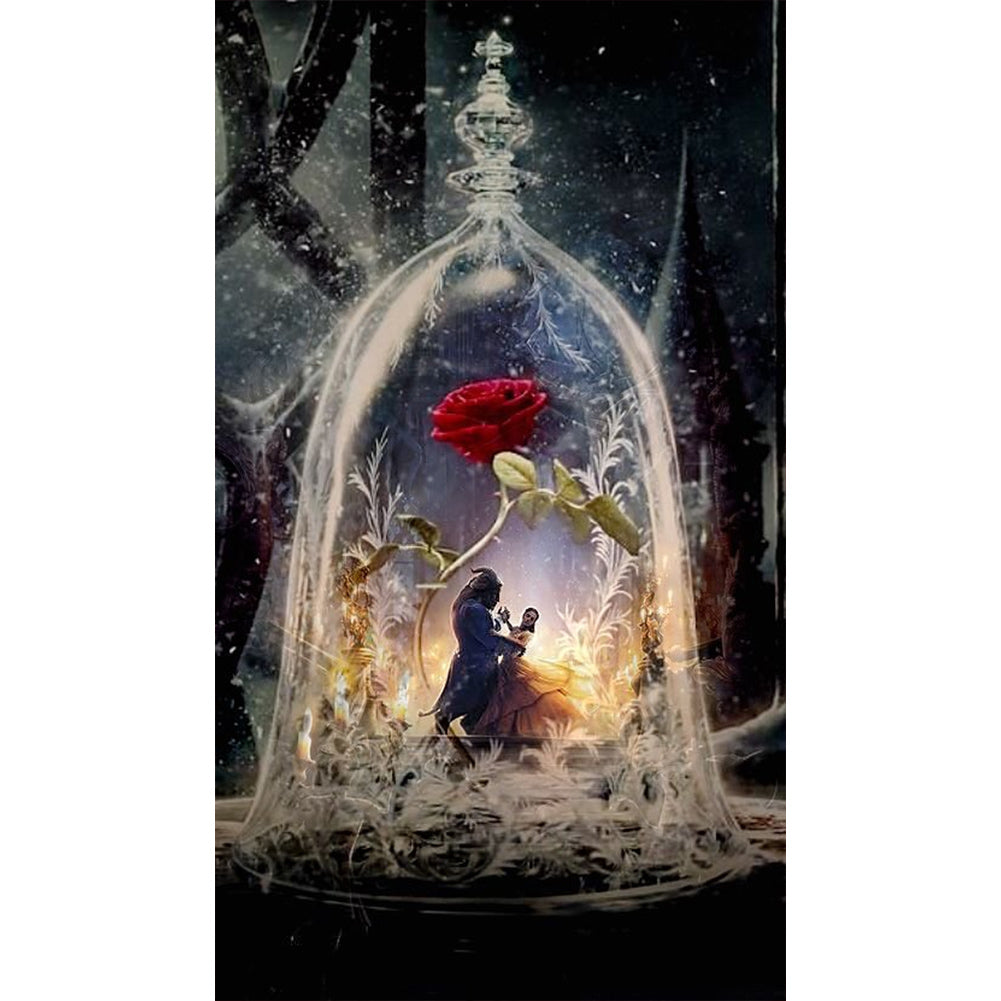 Diamond Painting - Full Round - Flower Of Love In Full Bloom (40*70CM)
