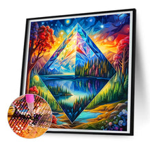 Load image into Gallery viewer, Diamond Painting - Full Round - Glass art diamond forest (30*30CM)