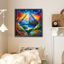 Load image into Gallery viewer, Diamond Painting - Full Round - Glass art diamond forest (30*30CM)