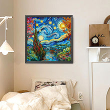 Load image into Gallery viewer, Diamond Painting - Full Round - Glass art starry night (30*30CM)