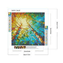 Load image into Gallery viewer, Diamond Painting - Full Round - Glass art tree (30*30CM)