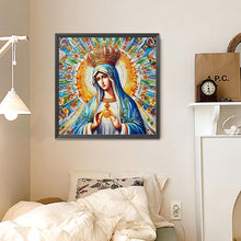 Load image into Gallery viewer, Diamond Painting - Full Round - Glass art Madonna (30*30CM)
