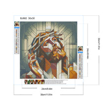 Load image into Gallery viewer, Diamond Painting - Full Round - Glass Glass Art Jesus¡¤Thorns (30*30CM)