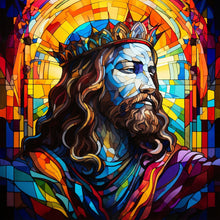 Load image into Gallery viewer, Diamond Painting - Full Round - Glass Art Jesus (30*30CM)
