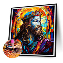 Load image into Gallery viewer, Diamond Painting - Full Round - Glass Art Jesus (30*30CM)