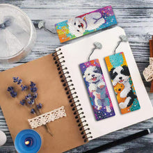 Load image into Gallery viewer, 3Pcs Special Shape Dog Diamond Painting Bookmark Making Kit for Adults Beginners