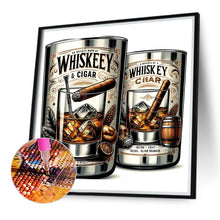 Load image into Gallery viewer, Diamond Painting - Full Round - Whiskey Glass (40*40CM)