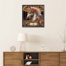 Load image into Gallery viewer, Diamond Painting - Partial Special Shaped - Metal Unicorn (30*30CM)