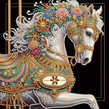 Load image into Gallery viewer, Diamond Painting - Partial Special Shaped - Metal Unicorn (30*30CM)