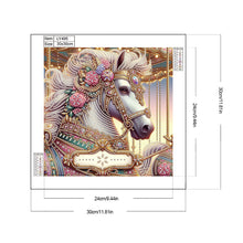 Load image into Gallery viewer, Diamond Painting - Partial Special Shaped - Metal Unicorn (30*30CM)