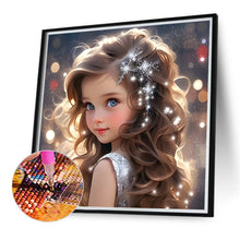Load image into Gallery viewer, Diamond Painting - Full Round - Big-eyed girl (40*40CM)