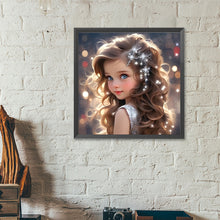 Load image into Gallery viewer, Diamond Painting - Full Round - Big-eyed girl (40*40CM)