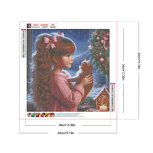 Load image into Gallery viewer, Diamond Painting - Full Round - Big-eyed girl (40*40CM)