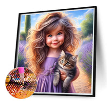Load image into Gallery viewer, Diamond Painting - Full Round - Big-eyed girl (40*40CM)