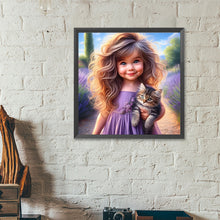Load image into Gallery viewer, Diamond Painting - Full Round - Big-eyed girl (40*40CM)