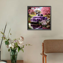 Load image into Gallery viewer, Diamond Painting - Full Round - Village classic car scenery (30*30CM)