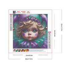 Load image into Gallery viewer, Diamond Painting - Full Round - Clown child (30*30CM)