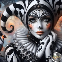 Load image into Gallery viewer, Diamond Painting - Full Round - Clown girl (30*30CM)