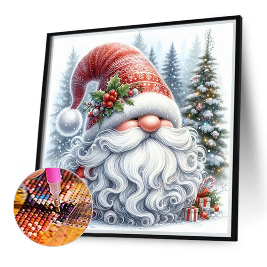 Diamond Painting - Full Round - Christmas gnome (30*30CM)