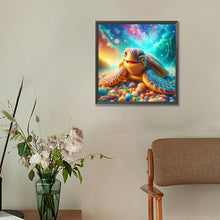 Load image into Gallery viewer, Diamond Painting - Full Round - Sea turtle on the beach (30*30CM)