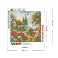 Load image into Gallery viewer, Diamond Painting - Full Round - Hut in the flowers (30*30CM)