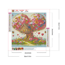 Load image into Gallery viewer, Diamond Painting - Full Round - Hut on the love tree (30*30CM)