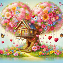 Load image into Gallery viewer, Diamond Painting - Full Round - Hut on the love tree (30*30CM)