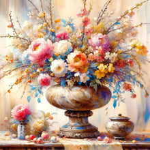 Load image into Gallery viewer, Diamond Painting - Full Round - Vintage vase on the table (30*30CM)