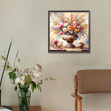 Load image into Gallery viewer, Diamond Painting - Full Round - Vintage vase on the table (30*30CM)
