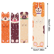 Load image into Gallery viewer, 4Pcs Cat Diamond Bookmark Art Projects Diamond Art Bookmark for Adults Beginners